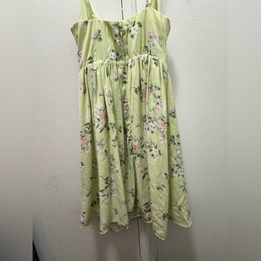 NWT Strappy Flirty Mini Dress Abercrombie - flowy floral baby doll dress small - Picture 10 of 10